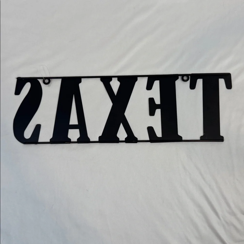 Rustic Brown Texas Wall Sign - NWOT
